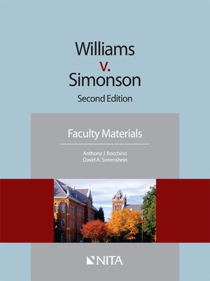 cover image of Williams v. Simonson Faculty Materials